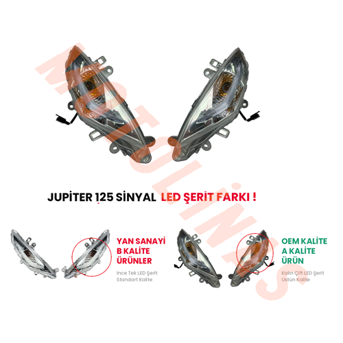 SİNYAL TAKIMI [OEM-TAM ORJİNAL TİP] İTHAL - TVS JUPİTER125