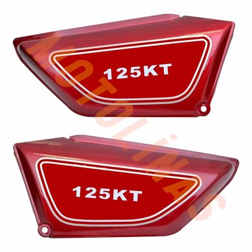 YAN KAPAK TAKIMI BORDO - KT125