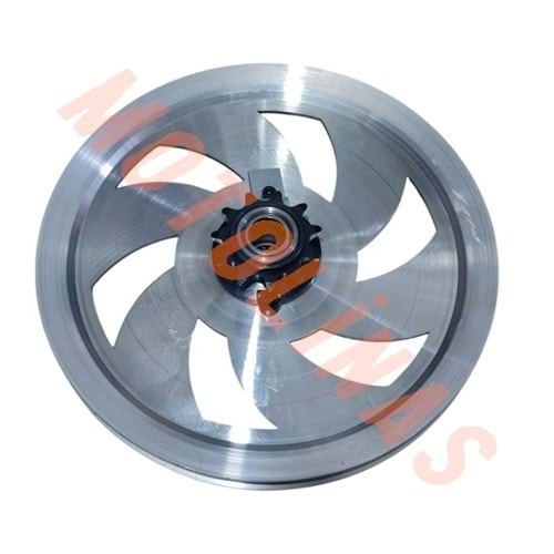 KASNAK KOMPLE DİŞLİ BİLYA DAHİL ALİMUNYUM - MOBYLETTE