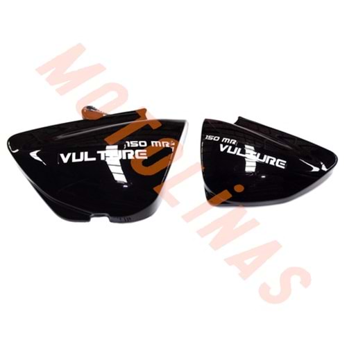 YAN KAPAK TAKIM SİYAH - MONDİAL VULTURE MR150