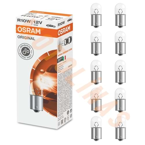 AMPUL 12V 10W SİNYAL İÇİN OSRAM - UNİVERSAL