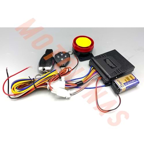MOTOSİKLET ALARM SETİ [İŞLENMEMİŞ ANAHTARLI] - MT