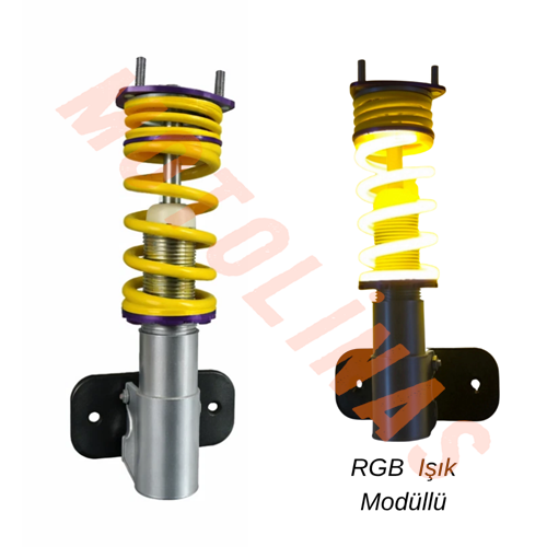 3D MOTOR AMORTİSÖR TASARIMLI LAMBA [RGB LEDLİ] OFİS, ODA DUVAR ASKI APARATLI