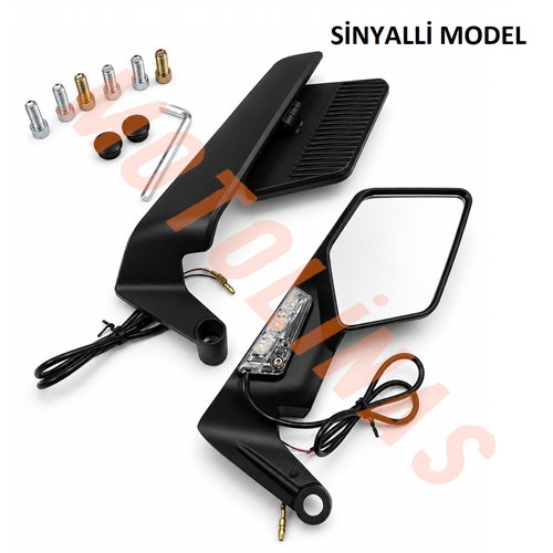 KATLANIR AYNA TAKIM [YARASA MODEL- SİNYALLİ] AYNA YERİ BAĞLANTILI - MUHTELİF
