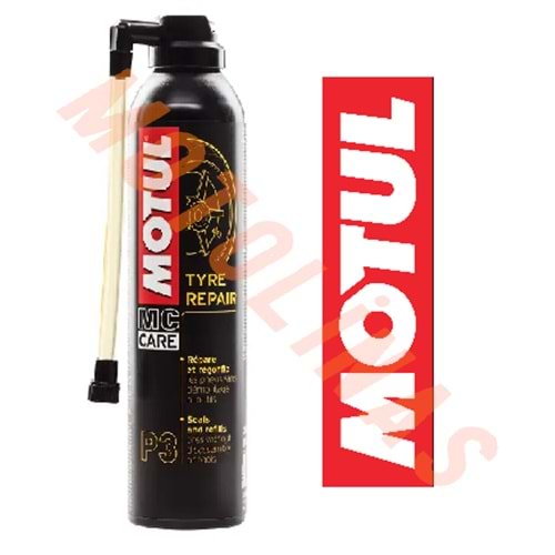 MOTUL BAKIM - P3 TYPE REPAİR 300ml LASTİK TAMİR SPREYİ - MOTUL
