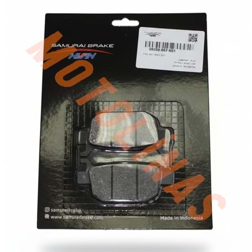 DİSK BALATA ARKA TAKIMI [NISSIN] - HONDAR FORZA250