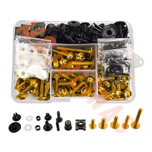 GRENAJ CİVATA SETİ TİTANYUM [GOLD] - İTHAL