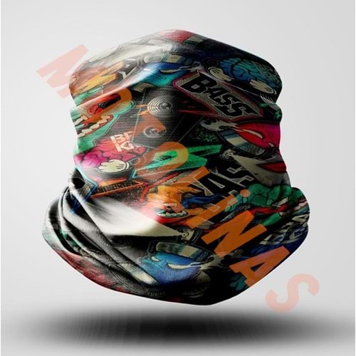 BANDANA BUFF BASS KARTLIKLI - UNİVERSAL