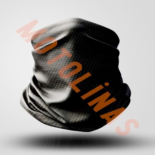 BANDANA BUFF KAMUFLAJ SİYAH KARTLIKLI - UNİVERSAL