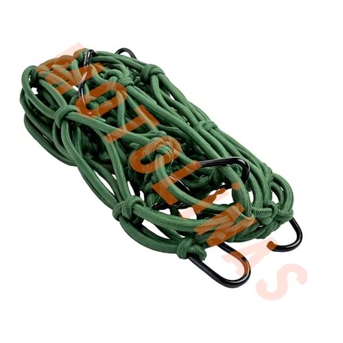 KASK FİLESİ BÜYÜK BOY 40cmX40cm A KALİTE [ YEŞİL ] 6 KANCA - UNİVERSAL