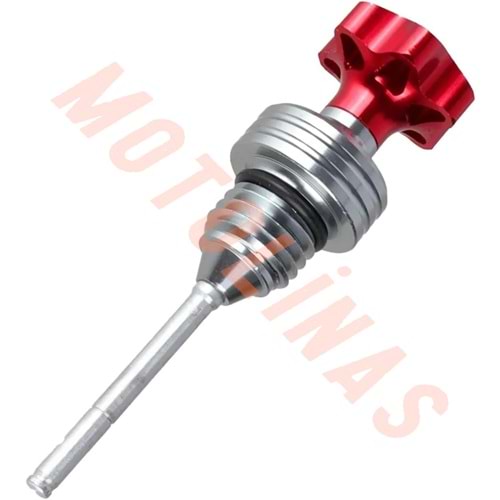 YAĞ ÇUBUĞU CNC KIRMIZI - MOTOSİKLET UNİVERSAL