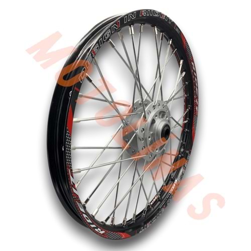 120x17 ÖN JANT KOMPLE RİDE İT KOMPLE DİSK [ SİYAH ] - CG