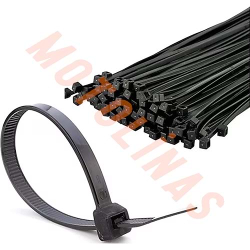 CIRT KELEPÇE 3.6 X 300 ( 30 CM ) KABLO BAĞI SİYAH ( 100 LÜ PK ) ADET FİYAT