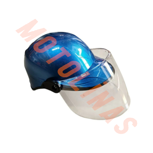 KASK JOKEY MAVİ FİTİLLİ CAMLI - UNİVERSAL