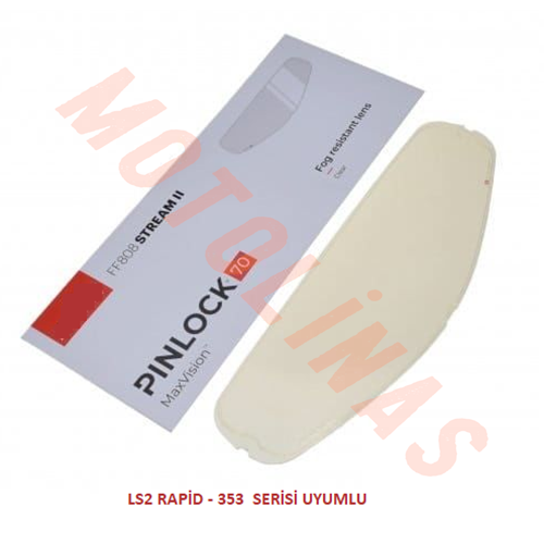 BUĞU CAMI [PIN LOCK] LS2 RAPİD - 353 SERİSİ UYUMLU OEM KALİTE