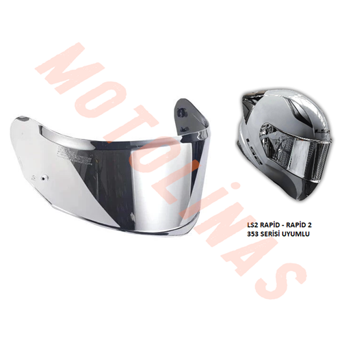 KASK CAMI [AYNALI GRİ] LS2 RAPİD - 353 SERİSİ UYUMLU OEM KALİTE
