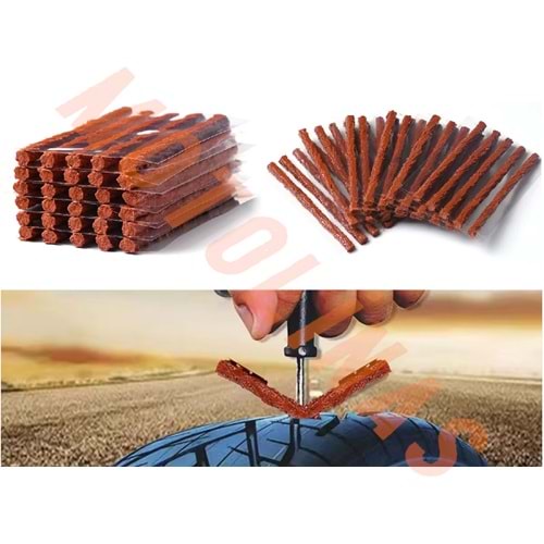 LASTİK TAMİR FİTİLİ 75 ADET FİTİL [EBAT: 10cm]