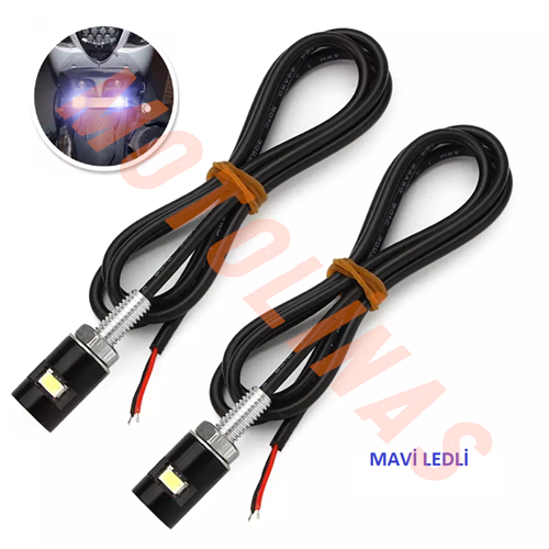 PLAKA LAMBASI TAKIM (MAVİ LEDLİ) İTHAL - MUHTELİF