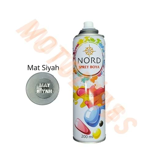 SPREY BOYA 200 ML - MAT SİYAH