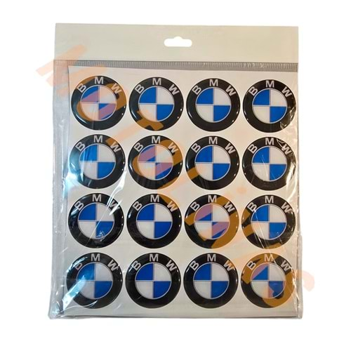 DAMLA ETİKET 5x5cm [16 ADET FİYATI] BMW