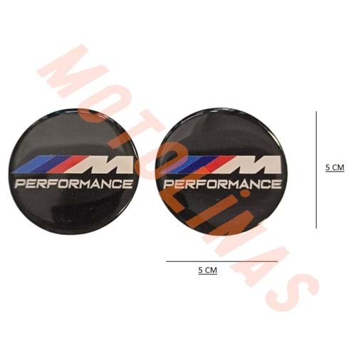 DAMLA STİCKER 2 li [5X5cm] M PERFORMANCE DAMLA SİLİKON ETİKET