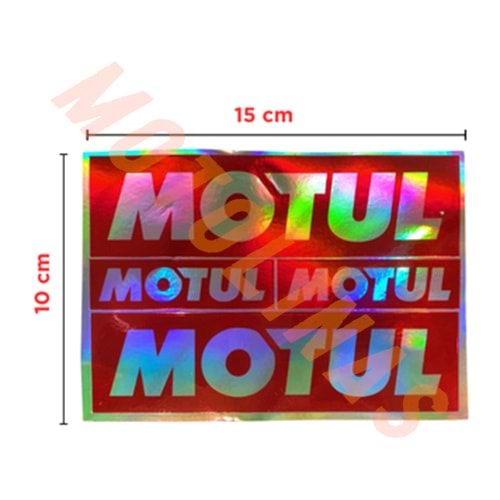 MOTUL HOLOGRAM STİCKER - 4 PARÇA SET