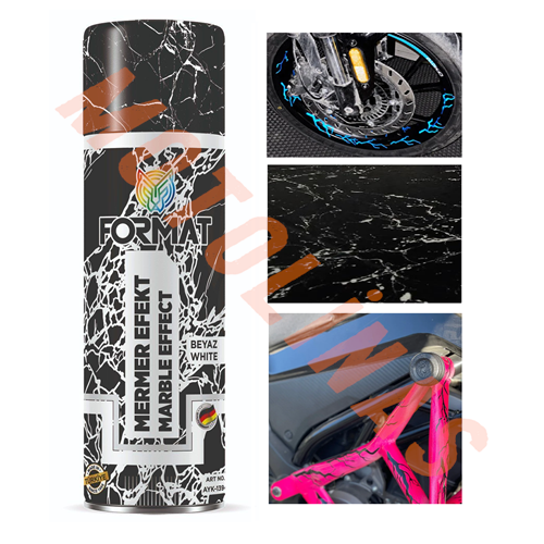 SPREY BOYA ÖZEL SERİ [ŞİMŞEK EFEKT - BEYAZ] 200ml