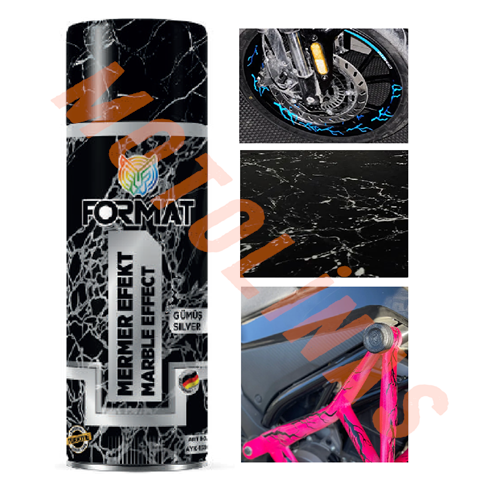 SPREY BOYA ÖZEL SERİ [ŞİMŞEK EFEKT - GÜMÜŞ] 200ml