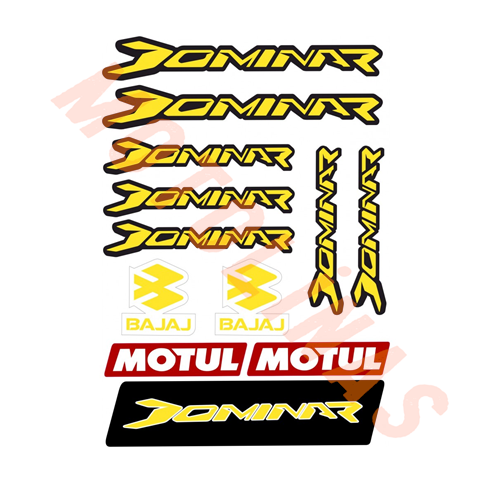 A4 STİCKER [DOMİNAR] SARI - BAJAJ