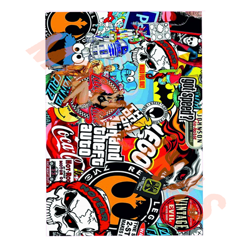 A4 STİCKER HELLAFLUSH KAPLAMA [MODEL : ML-2] - UNİVERSAL