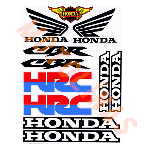 A4 STİCKER [CBR] SİYAH - UNİVERSAL