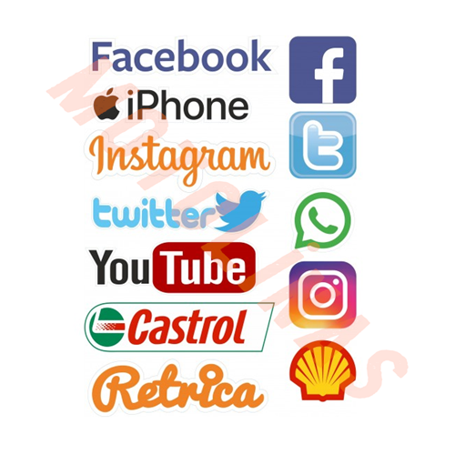 STİCKER SETİ [A4] [SOSYAL MEDYA] - UNİVERSAL