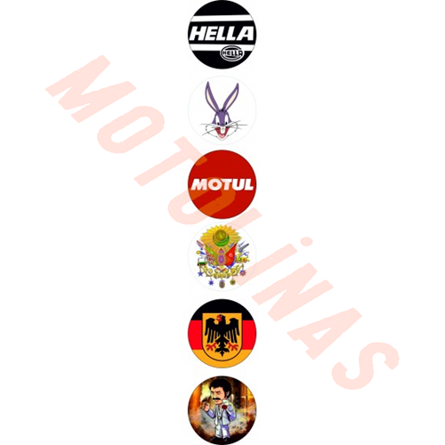 ÇOKLU HOLOGRAM LOGO STİCKER 5cm - MODEL2