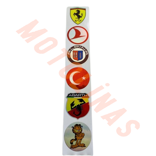 ÇOKLU HOLOGRAM LOGO STİCKER 5cm - MODEL1