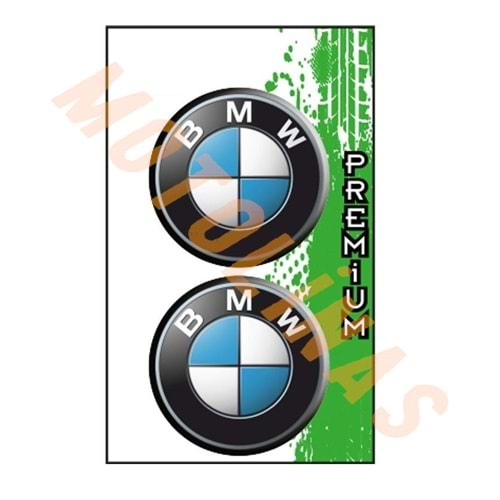 DAMLA STİCKER 2 li [5X5 cm] BMW DAMLA SİLİKON ETİKET