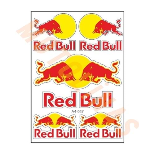 STİCKER SETİ [A4] [RED BULL] - UNİVERSAL