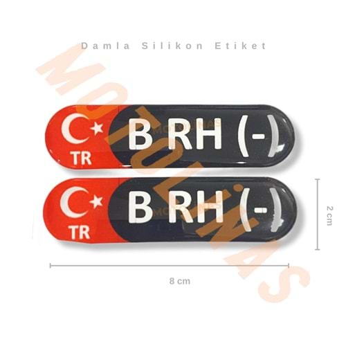 KAN GRUBU 2 Lİ [DAMLA SİLİKONLU] [BRH-] - ÜRETİM