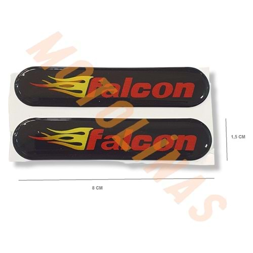 DAMLA STİCKER FALCON YATAY 2 li - UNİVERSAL