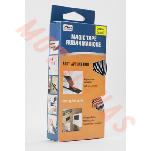 CIRT CIRTLI YENİDEN KULLANILABİLİR ALT KISIM YAPIŞKANLI 25mm X 2 METRE - UNİVERSAL