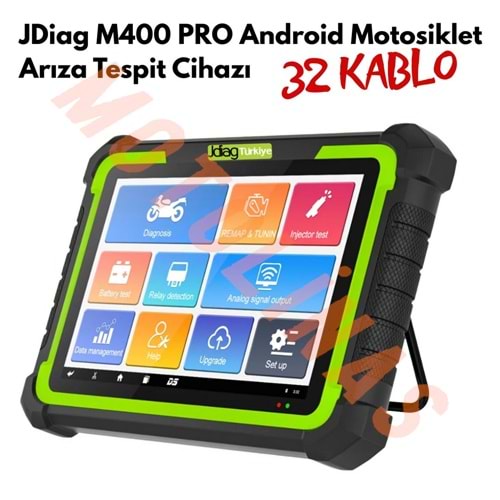 JDİAG M400 PRO ANDROİD MOTOSİKLET ARIZA TESPİT CİHAZI FULL SET 32 KABLO