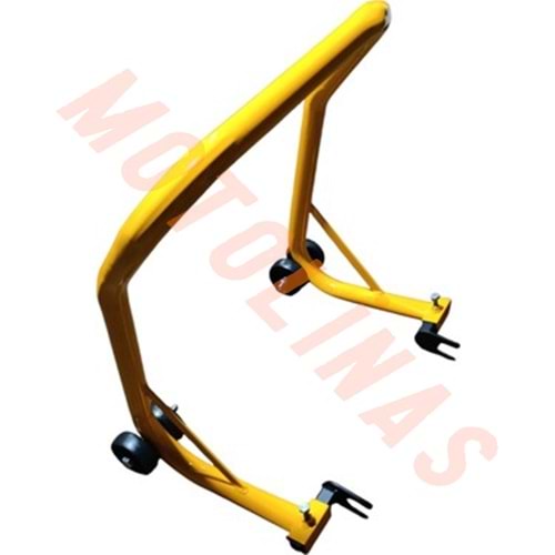 MOTOSİKLET KALDIRMA SEHPASI (32-2 mm BORU KALINLIĞI) SARI - UNİVERSAL