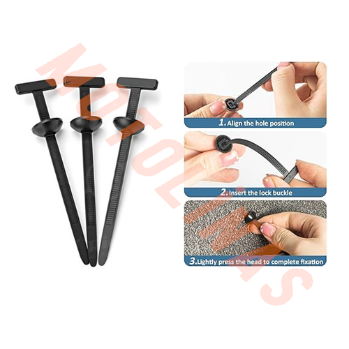 YENİ NESİL GİZLİ KAPORTA KLİPSİ 100 adet/ UNİVERSAL CIRT KELEPÇE 9,5cm - PAKET FİYAT