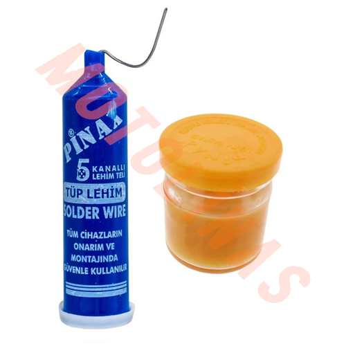 LEHİM TELİ 1.2mm VE LEHİM PASTASI 4 0gr SET - SERVİS EKİPMAN