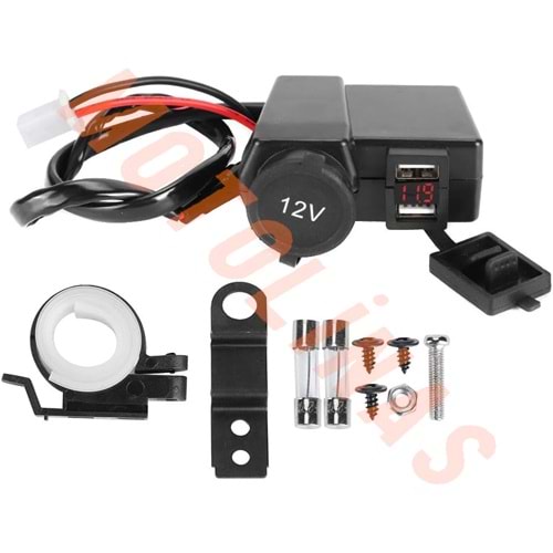 USB ŞARJ CİHAZI VE ÇAKMAKLIK YERİ [ ÇAKMAKLIK HARİÇ ]
