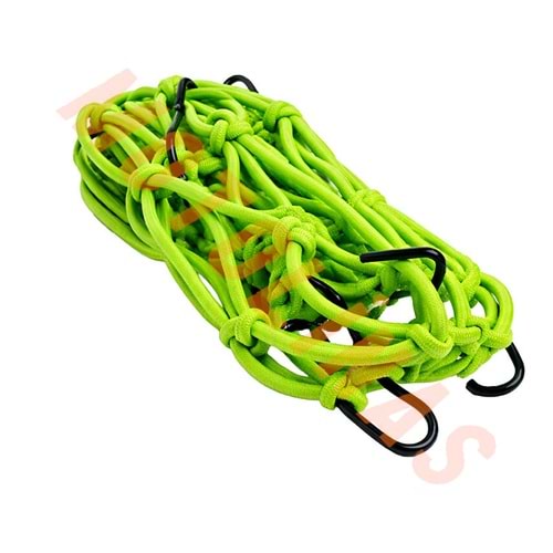 KASK FİLESİ BÜYÜK BOY 40cmX40cm A KALİTE [ AÇIK YEŞİL ] 6 KANCA - UNİVERSAL
