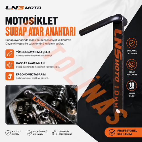 SUBAP AYAR ANAHTARI [10mm] LNSMOTO - MOTOSİKLET