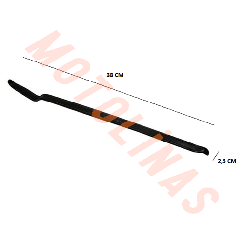 MOTOSİKLET BİSİKLET LASTİK SÖKME LEVYESİ ADET İTHAL 38cm X 2mm KALIN
