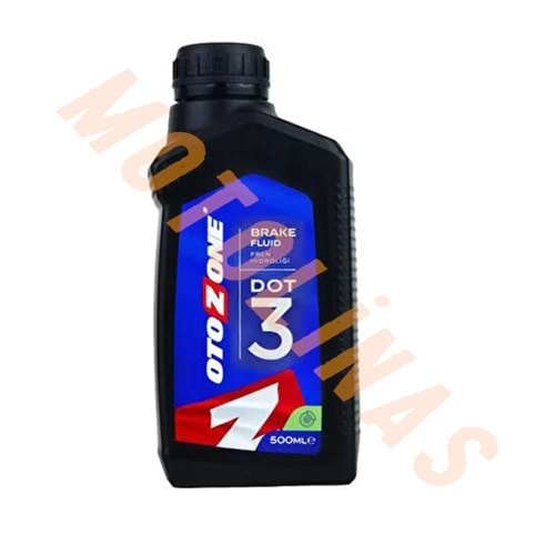 OTOZONE YAĞ - [DOT 3] FREN HİDROLİK YAĞI - 500 ML