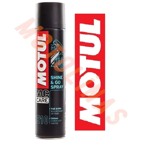 MOTUL BAKIM - E10 SHINE & GO 400ml HIZLI CİLA