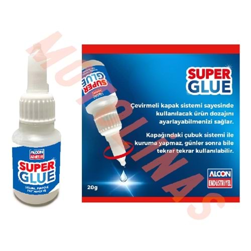 HIZLI YAPIŞTIRICI [JAPON YAPIŞTIRICI] 20 gr ALCON SUPER GLUE